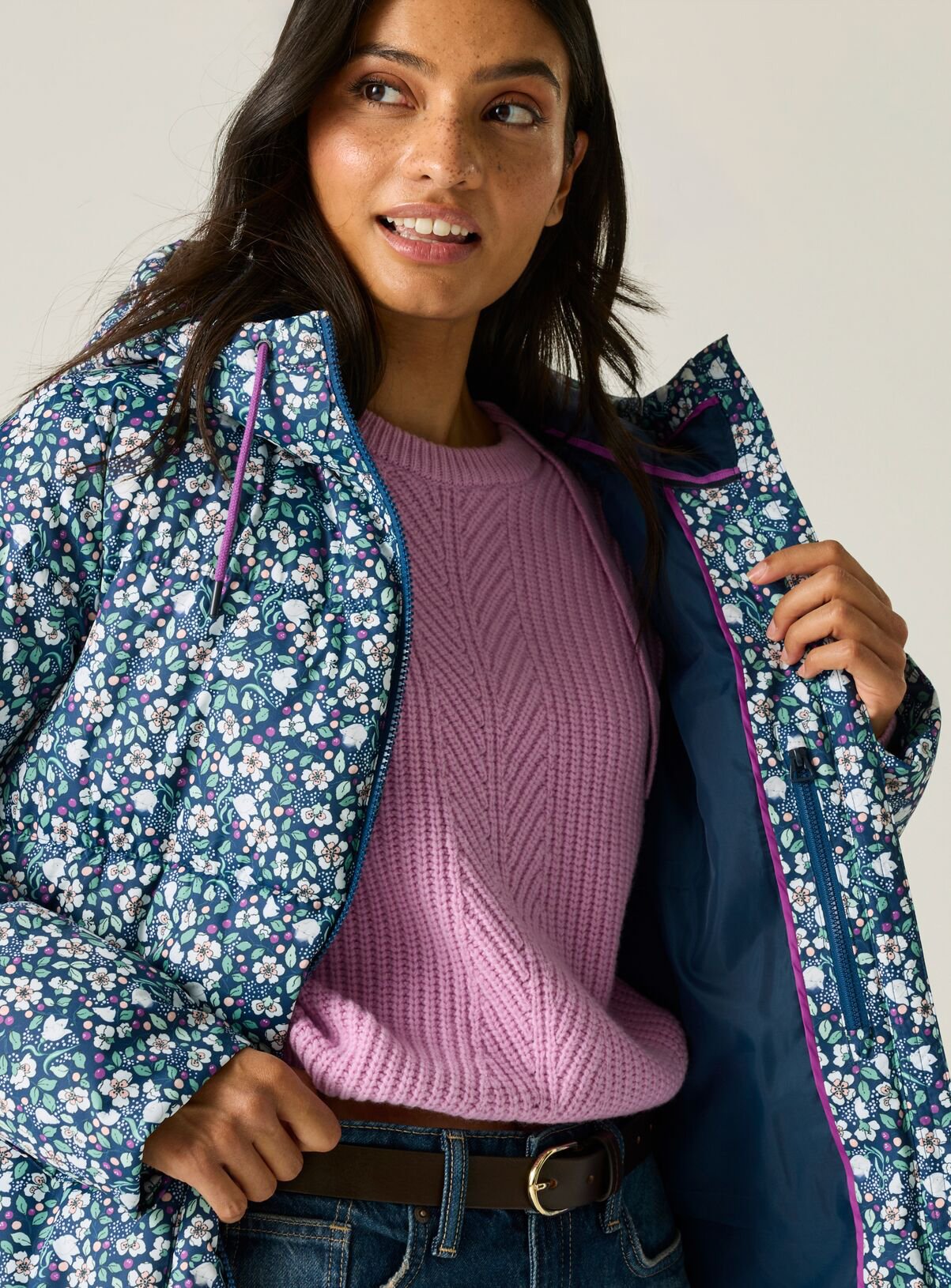 REGATTA Cath Kidston Long Baffle Jacket 16 - Image 3 thumbnail